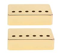 Joyance Guitar Pickup Shell Electric Guitar Pickup Shell Nickel Cover, 2Pcs Set, 50mm and 52mm Metal Pickup Covers for LP Guitar, Musical Instrument Accories
