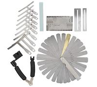 Joyance Guitar Radius Gauge Complete Guitar Tool Set, 15 Pcs Guitar Repair Tools, String Winder, String Cutter, Guitar Radius Gauge, String Action Ruler Gauge, Musical Instrument Accories