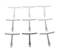 Joyance Guitar Ruler Guitar Radius Gauge 9 Pcs, Stainl Steel Under String Radius Measuring Ruler, Guitar Fretboard Radius Gauge, Luthier Tool, Accurate Measurement