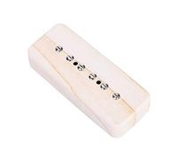 Joyance Guitar Soap Bar Pickup 1 Set 2 Pcs Neck Bridge Soap Bar Pickup Alnico V Magnet for Guitar, Maple Color, Soundhole Pickup for Electric Guitar