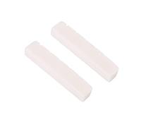 Joyance Guitar String Nut 2Pcs Slotted Nuts, 42mm Replacement Part for 6 Strings Electric Guitar, Bridge