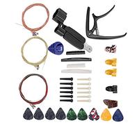 Joyance Guitar Strings Accory Guitar String Replacement Kit, Complete Accory Set with Changing Tools, Pick Holder, and Bridge Pins for Guitar Maintenance and Setup
