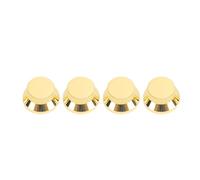 Joyance Guitar Volume Tone Knobs 4PCS Metal Knob Caps for Electric Guitar and Bass, Volume Tone Control Knobs for 6mm Inner Diameter Potentiometer, Gold