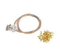 Joyance Lyre Strings Rivet Kit Lyre Strings Rivet Set, Lightweight Replacement Strings for Small Lyres, Comfortable Resonance Effect, Beautiful Sound, Includes Rivet Kit