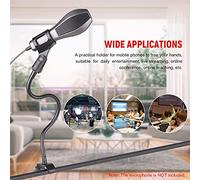 Joyance Microphone Bracket, Gooseneck Hose Support, Telescopic Desktop Stand, Adjustable Live Support Accory for Microphone, Bendable Design, Versatile Use