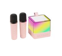 Joyance Mini Karaoke Machine with 2 Wirel Microphones, Bluetooth Speaker KTV Set with Colorful Light Effects, Portable Karaoke System for Home Party and Outdoor Use