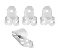 Joyance Musical Instrument Accories Metal Finger Picks 3 Pcs Set, 2 Index Finger Picks and 1 Thumb Pick for Guitar, Musical Instrument Accories, Silver