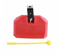 Joyance Noise Maker ABS Cow Bell, Environmental Friendly High Low Pitch Noise Maker for Sports Games and Weddings, Loud Sound, Construction, 6 x 4 in, Black