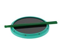 Joyance Percussion Drum Pad 6in Metal Cowbell, Electroplating Cheering Bell, Drum Set Accory, Percussion Instrument with Knob, Ideal for Music and Events