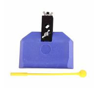 Joyance Percussion Instrument Blue Environmentally Friendly Plastic Percussion Instruments Drum Kit, Cow Bell, Latin Style, Suitable for Kids and Adults, Compact Design, Fun for All Ages