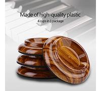 Joyance Piano Foot Pads Piano Foot Pads Set, 4 Pcs Piano Caster Cups for Upright Piano, Leg Protectors and Accories, Non-Slip Design, Ideal for Home Use