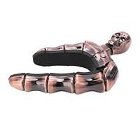 Joyance Skull Guitar Capo Guitar Capo, Zinc Alloy Skull Design with Silicone Diacritics, Suitable for Acoustic and Electric Guitars, Music Accories, Bronze Finish