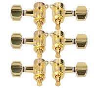 Joyance String Tuners Metal Finger Picks 3 Pcs Set, 1 Index Finger Pick, 1 Thumb Pick, Guitar Accories with Storage Box, Suitable for Guitar Players, Design