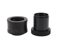 Joyance Telescope Camera Adapter T2 Ring, Aluminum Alloy Lens Dust Cap, Threaded Dust Cover for Astronomical Telescope, High Strength for Micro Single EF M Bayonet Cameras