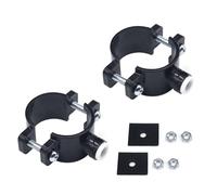 Joyangy 2-Pack 3/8 Inch Drain Saddle Valve, Water Filter Waste Water Drain Clamp Quick Connect Fitting, Plastic Hose Pipe Adapter for Under Sink Reverse Osmosis Water Purifier System