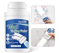 JOYAONE White Paint for Wall 100g, Integrated Roller, Matt Finish Touch Up Paint for Walls, White Wooden Furniture, Scuffs, Crayon Marks and Graffiti, Includes Sanding Pad - Brilliant White