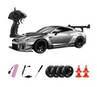 JOYARCH 1/20 Scale RC Drift Car for Adult, 2.4G 4WD High Speed GTR Remote Control Racing Car Model With LED Lights, Racing and Drift Wheels
