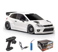 JOYARCH 1/28 Scale Mini RC Drift Car - 2.4Ghz Full Proportional Racing Drift 4WD Remote Contrl Car Model Vehicle Toys Hobby Gift for Adults (LD2801)