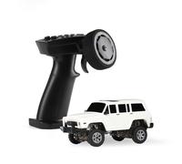 JOYARCH 1:64 Scale 4WD Mini RC Car, 2.4Ghz Full Proportional Remote Control Crawler with LED Lights, High Speed Drift Vehicle Model Toy Gift for Adults