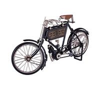 JOYARCH 3D DIY Metal Retro Bicycle Model Kit - Realistic 1:10 Scale Zinc Alloy Assembly with Working Parts, Educational Mechanical Toy Gift for Adults & Teens