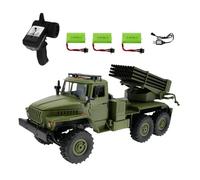 JOYARCH 5KM/H 1:16 Full-Scale Climbing Car with Spare Tire, Remote-Controlled Model Car with Rocket Launcher, Gift for Adults