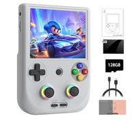 JOYARCH RG406V Retro Handheld Game Console 128GB Built-in 4000+Games, Android 13 Arcade Video Gaming 4-inch 960 * 720P IPS Touchscreen Support 1080P Output WIFIBluetooth