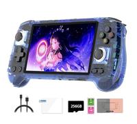JOYARCH RG556 Retro Handheld Game Console with 8000 Games, 5.48" AMOLED Screen, Android 13, Unisoc T820, 8GB RAM, 256GB Storage, Blue