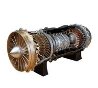 JOYARCH WS-15 Turbofan Engine Kit that Works, 150+Pieces DIY Turbojet Fighter Engine Mechanical Science STEM Toys - Build Your Own Turbofan Model