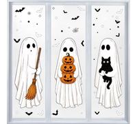 JoyAura 9 Pcs Halloween Window Clings, Cute Ghost Stickers Decorations