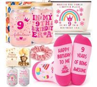 Joybble 9th Girls Birthday Presents, Birthday Girl Cool Presents for 9 Year Old Teen, 9th Decorations for Teen Girls, Best Gift for Daughter from Mum Dad, Gifts for Kids Age 9, with Greeting Card
