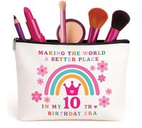 Joybble Birthday Gifts for Girls, Sweet 10th Birthday Gifts Flower Cosmetic Bags, Cool Presents for 10 Year Olds Girls, Personalised Present for 10 Year Old Best Friend, Sister, Daughter