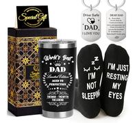 Joybble Dad Gifts, Personalised Gift Sets for Men, Stocking Fillers Gift Ideas for Daddy, 20oz Stainless Steel Travel Tumbler Birthday Gifts for Him, Presents for Valentines Anniversary Fathers Day
