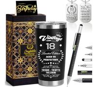 Joybble Gifts for Boys, Boys 18th Birthday Gifts, Unusual Gift Ideas for Him, 20oz Stainless Steel Travel Tumbler Gift Set for Men, Cool 6 in 1 Multitool Pen Gadgets Presents for Son Grandson