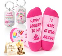 Joybble Girls Birthday Presents, 12th Gifts for Birthday Girl, Funny Keychain Cool Presents, Happy Girl Decorations, Ideas Presents for Kids Teenagers Granddaughter Stocking Fillers