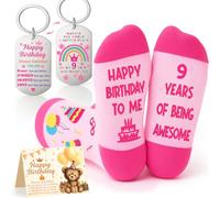 Joybble Girls Birthday Presents, 9th Gifts for Birthday Girl, Funny Keychain Cool Presents, Happy Girl Decorations, Ideas Presents for Kids Teenagers Granddaughter Stocking Fillers