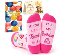 Joybble Girls Birthday Presents, Gifts for Birthday Girl, Calf Socks Cool Presents, Happy Girl Decorations, Ideas Presents for Kids Teenagers Granddaughter Stocking Fillers, with Cute Card