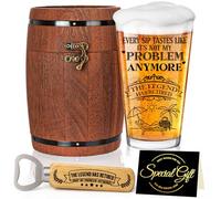 Joybble Retirement Gifts for Men, Retirement Beer Glass - This Legend HAS Officially Retired - Funny Gifts for Men, Beer Glass 470ml, Ideas Retiring Presents for Grandad, Dad, Husband