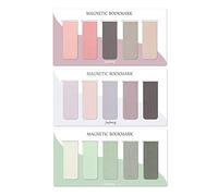 Joyberg 15 Pcs Magnetic Bookmarks - Misty, Ocean & Emerald Page Markers | Ideal Reading Accessories for Women, Men, Students, Teachers & Book Lovers