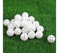 Joyberg 24 Packs Practice Golf Balls for Backyard, 42mm Hollow Sports Plastic Golf Balls Bulk, Swing Practice Golf Practice Balls, Indoor Practice, Driving Range Family Use, Pets Play