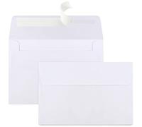 Joyberg 70 Packs A4 Envelopes, White, 4x6 Photo, Self Seal for Invitations, Weddings, Baby Shower, Photos, Postcards, Greeting Cards, Mailing
