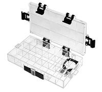 joybest Watercolor Palette Box 24-Well Paint Palette Box Airtight Leak Proof Travel Palette Case for Watercolors Half Pans, Acrylic, Gouache and Oil Paint