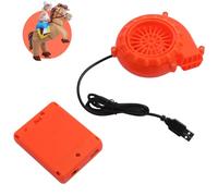 JOYBRO Replacement Fan for Inflatable Costumes, USB Mini Blower Fan, Battery Operated Air Pump Motor for Inflatable Suits, Mascot & Dinosaur Costumes, Mini Fan with Battery Box, DC 6V, 4.8W
