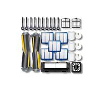 JoyBros 24pcs Big-Kit Replacement Part Accessories Compatible for Shark IQ R101AE RV1001AE AV912S AV1002AE RV100AE UR1000SR Side/Sweep Brush Filter Main/Roller/Cover/Self-Clean Base Filter