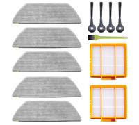 JoyBros Replacement Mop Pads Filter Brush kit Compatible with Shark AV2800ZE RV2820YE RV2820ZE AV2820S AV2820AE RV2800AE RV2800S PowerDetect,Washable Reusable Mop PadX5