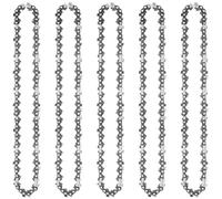 Joycabin 5 Pack 12 Inch Chainsaw Chain 45 Drive Links 3/8" LP - Replacement Saw Chain for Mini Electric Cordless Chainsaws, Garden Tree Cutting Woodworking