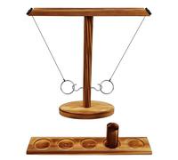 Joycabin Hooks Ring Toss Game for Children and Adults, Ring Toss Hook and Ring Indoor, Toss Hook and Ring Game, Hook Ring Toss Game, Interactive Hook Ring Throwing Game for Home Party