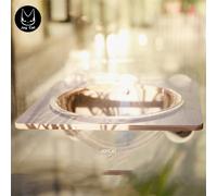 JOYCAT Acrylic Space Bowl Cat Bed | Size: Small