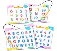 JoyCat Double-Sided Magnetic Letter & Number Tracing Board Set