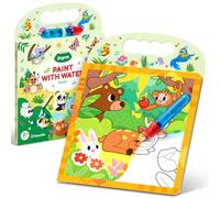 JoyCat Forest Water Coloring Book for Toddlers 3-5, 13 Pages No-Mess Fun