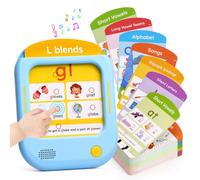 JoyCat Kids Learning Tablet, Phonics Learning Pad with 5 Level Progress | 156 Pages, Talking Flash Cards, Phonic Educational Toy, Learn to Read, Birthday Gift for Boys Girls Ages 3-8